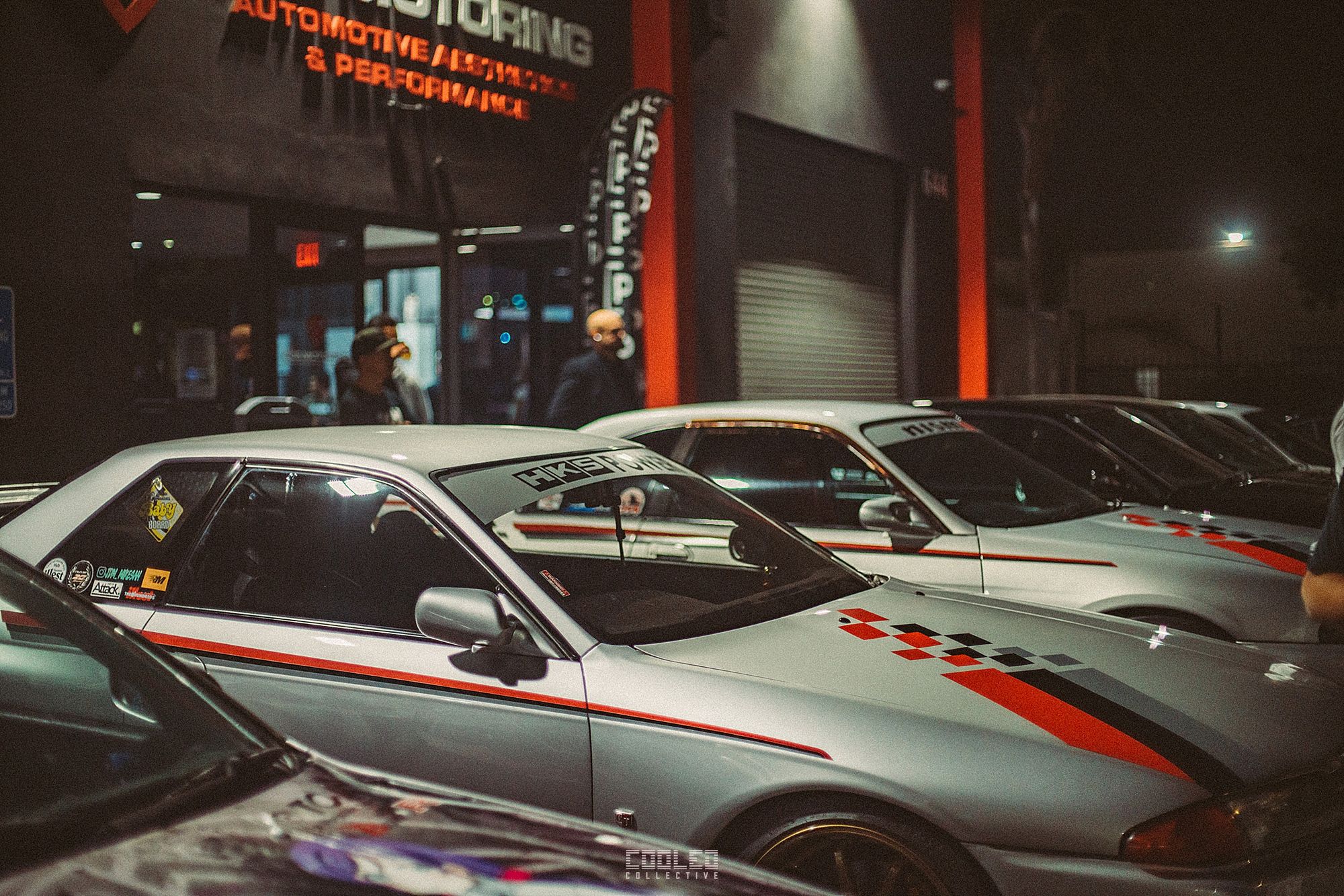 Pit Paddock + Yokohama : Grid Icons featuring Nissan Skyline GTRs - R32 R33 R34